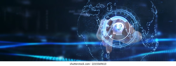 Business, Technology, Internet and network concept. E-learning education. Internet technology webinar online courses concept. - Shutterstock ID 2215569613