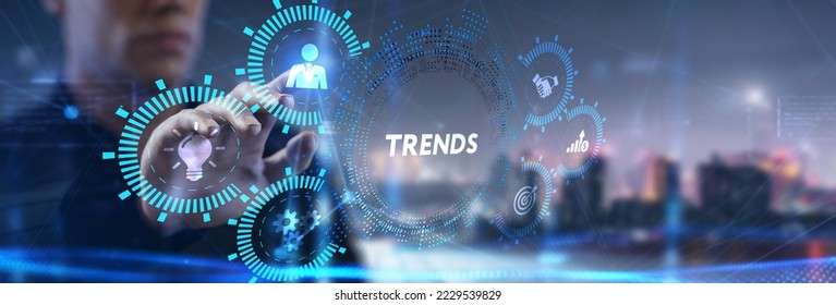 Business, Technology, Internet and network concept. Recent and latest trend. - Shutterstock ID 2229539829