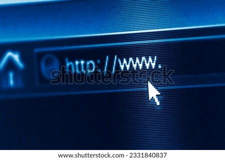 business and technology- internet url with some copy space