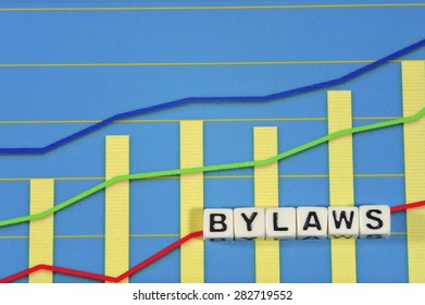 Business Term With Climbing Chart / Graph - Bylaws