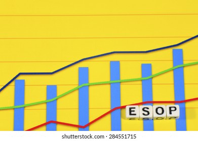 Business Term with Climbing Chart / Graph - ESOP

