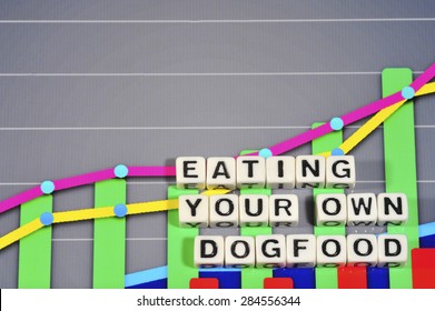 Business Term With Climbing Chart / Graph - Eating Your Own Dogfood