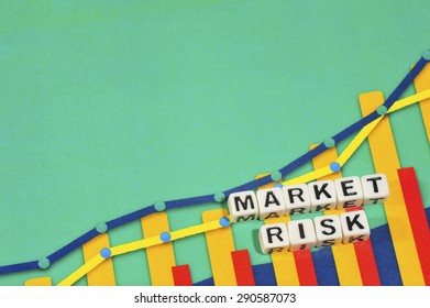 Business Term With Climbing Chart / Graph - Market Risk