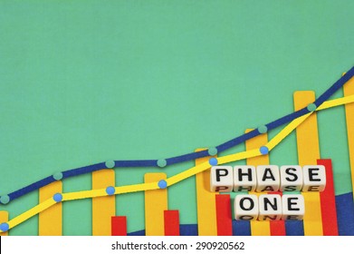 Business Term With Climbing Chart / Graph - Phase One