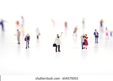 Business Travel Of People In Miniature People