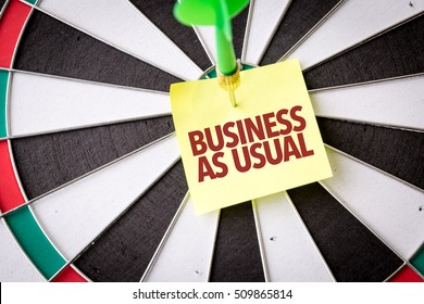 Business As Usual - Shutterstock ID 509865814