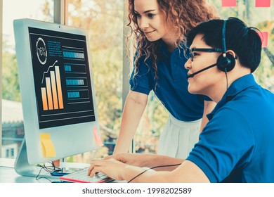 Business visual data analyzing technology by creative computer software . Concept of digital data for marketing analysis and investment decision making .