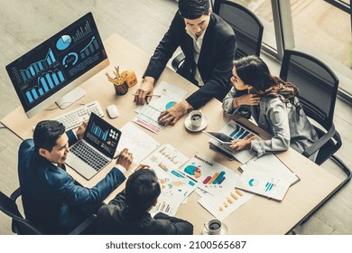 Business visual data analyzing technology by creative computer software . Concept of digital data for marketing analysis and investment decision making .