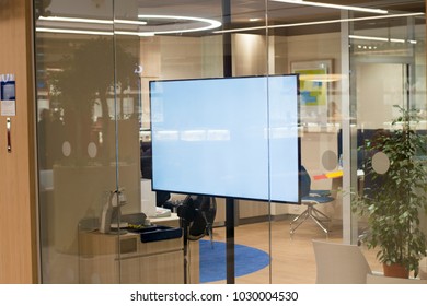 Business Window Shop Advertising LCD Television Screen