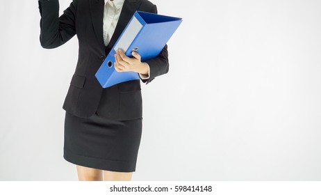 Business Woman Black Suit Working Office Stock Photo 598414148 ...