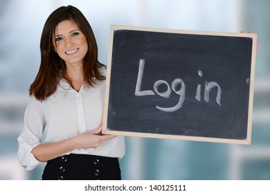 Business woman in her office at work - Powered by Shutterstock