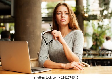 Similar Images, Stock Photos & Vectors Of A Business Woman Sits Behind 