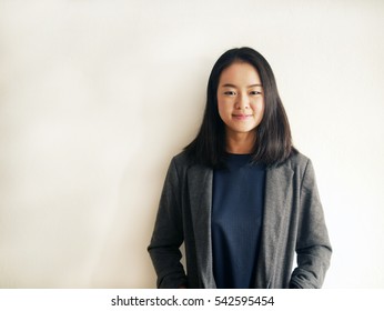 Business Woman Student In Smart Casual Business Attire