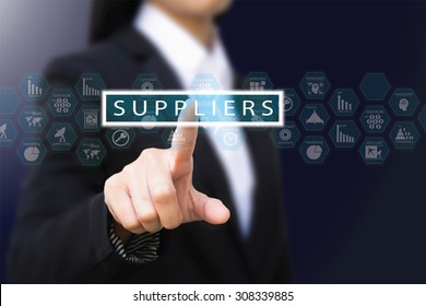 business woman , suppliers concept