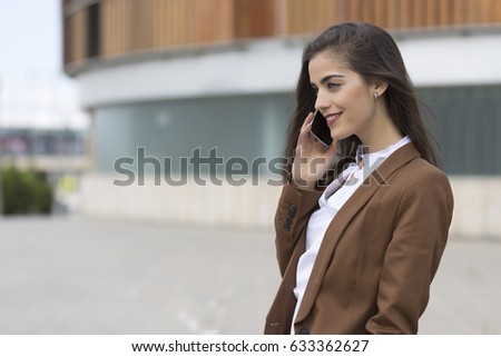 Similar – Woman call business happy