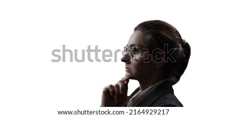 Similar – Image, Stock Photo View into time Human being