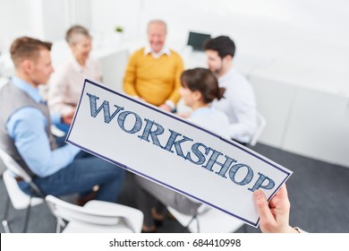 Business Workshop Meeting In A Circle As A Team 