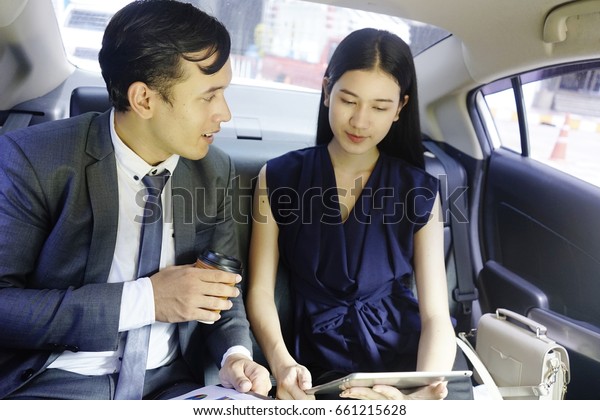 Businesses trips on the luxury\
car