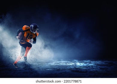 Businessman acting as american football players - Powered by Shutterstock