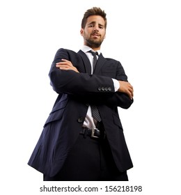 Businessman With Arrogant Gesture