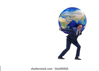 2,002 Man carrying globe Images, Stock Photos & Vectors | Shutterstock