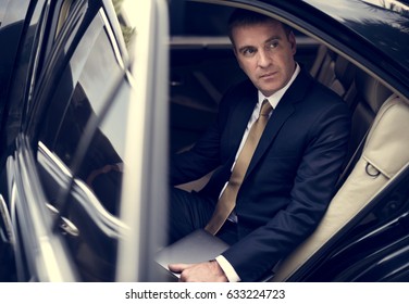 Businessman Corporate Taxi Transport Service