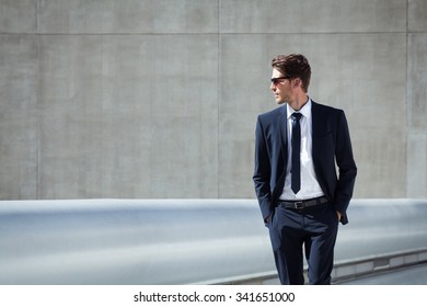 Businessman in downtown