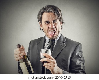 Businessman Drinking Wine Making Jokes Stock Photo 234042715 | Shutterstock