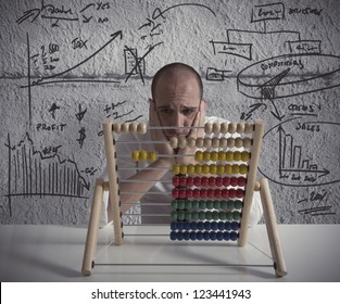 Businessman with ecominic problems for the crisis - Powered by Shutterstock