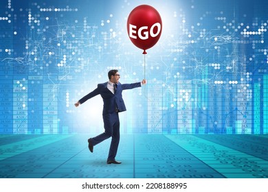 Businessman In Excessive Ego Concept