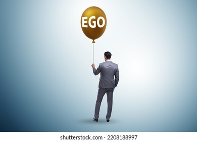 Businessman In Excessive Ego Concept