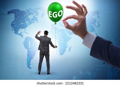 Businessman In Excessive Ego Concept