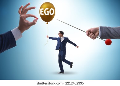 Businessman In Excessive Ego Concept