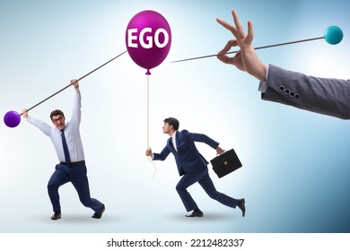 Businessman In Excessive Ego Concept