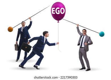 Businessman In Excessive Ego Concept