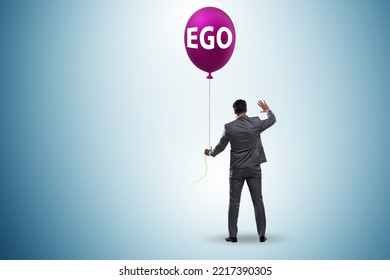 Businessman In Excessive Ego Concept