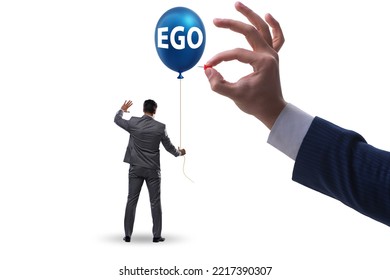 Businessman In Excessive Ego Concept