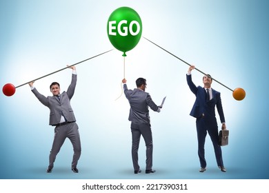 Businessman In Excessive Ego Concept