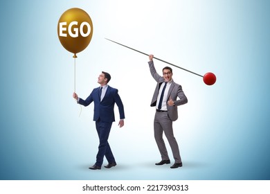 Businessman In Excessive Ego Concept