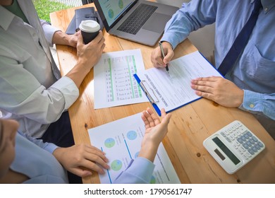 The businessman expressed his thoughts on investment plans and financing for the purchase of assets and real estate - Shutterstock ID 1790561747