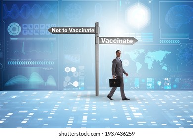 Businessman facing dilemma of vaccination