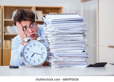 Businessman Failing Meet Report Deadlines Stock Photo 686995636 ...