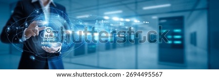 Businessman hand hold low-code no-code AI, app development automation, drag-and-drop AI tools, rapid prototyping, business process automation, citizen developers, workflow optimization, AI-driven apps