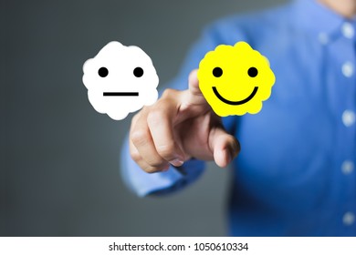 Kid Choosing Smiley Face Emoticon On Stock Photo 542206576 | Shutterstock