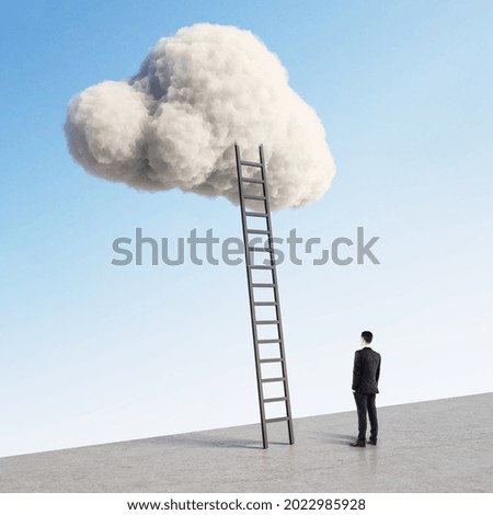 Similar – Foto Bild stairway to heaven Haus