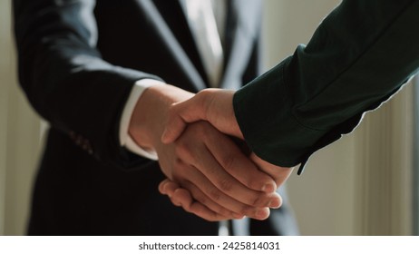 businessman making handshake to success deal to be partnership. Two business men agreement company trade partnership handshake, dealing, merger and acquisition, business partner joint venture concept. - Powered by Shutterstock