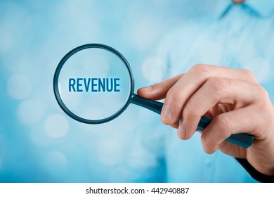 Businessman, manager, CEO, CFO, coach, leader and another successful business person are focused on revenue. - Shutterstock ID 442940887
