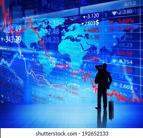 Businessman on Finacial Crisis - Powered by Shutterstock