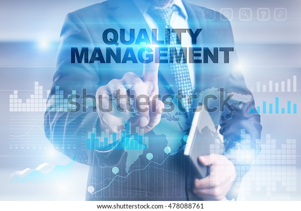 Businessman Pressing Button On Touch Screen Stock Photo 478088761 ...