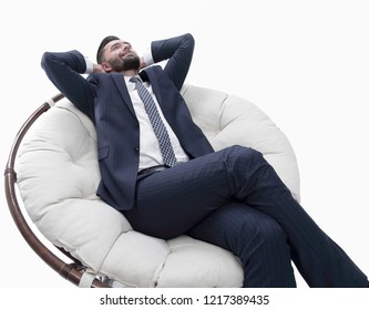 businessman relaxarea comfortable chair - Shutterstock ID 1217389435